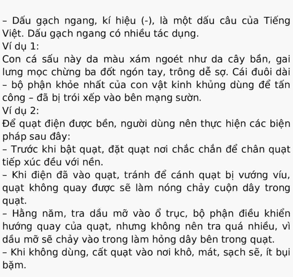 Dấu Gạch Ngang Có Tác Dụng Gì Và Hướng Dẫn Sử Dụng Chi Tiết