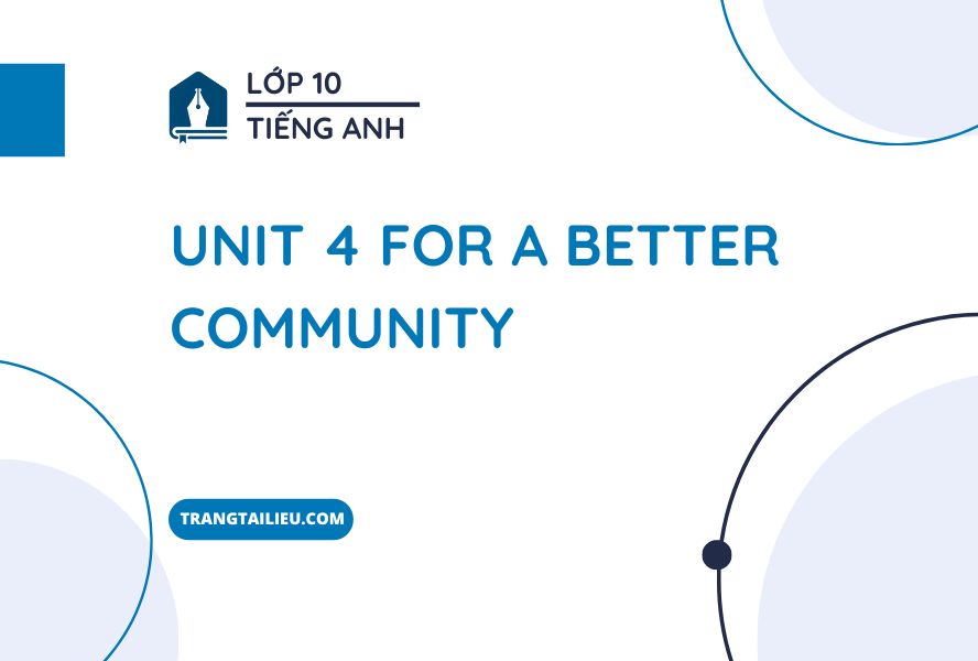 Unit 4 for A Better Community
